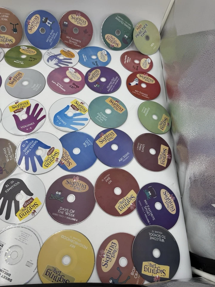 Signing Time! DVD Lot Box Set DVD’s Rachel The Treeschoolers Sign Language Read* - Image 2 of 4