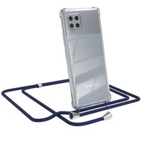 FüR Samsung Galaxy A42 5G HandyhüLle Zum UmhäNgen Kordel Tasche Kette Case Blau