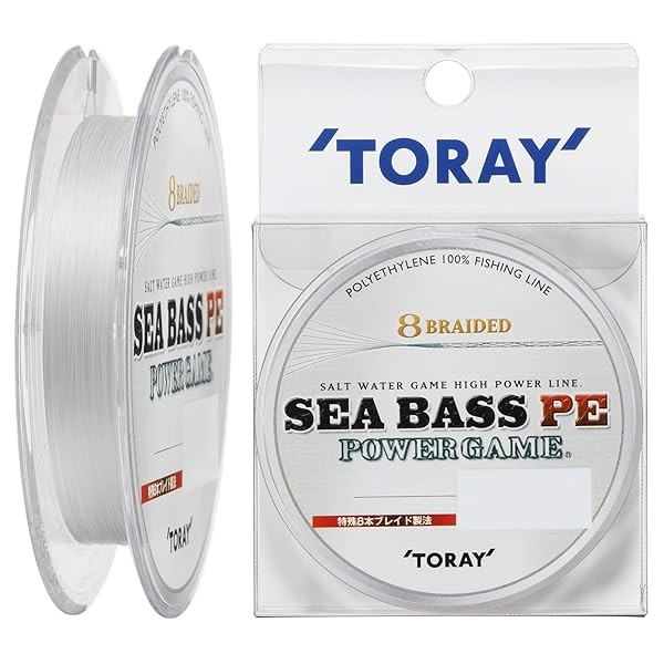 TORAY Seabass PE Power Game 12lb 150m 8 strands White F71L polyethylene NE