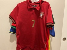 ronaldo jersey burgandy size s