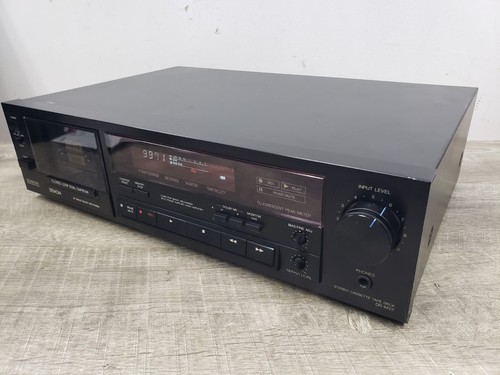 *VER VIDEO* -Funciona-De colección Denon DR-M22 3 cabezales Cassette Tape Deck/Reproductor - Imagen 2 de 15