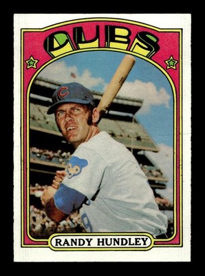 1972 Topps #258 Randy Hundley Cubs NEAR MINT *4c