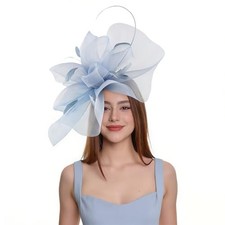 Tea Party Hat Fascinators Hats for Women Girls Elegant Kentucky Derby Hat Flo...