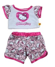 Build A Bear Hello Kitty Pajamas PJs Sanrio Clothes Sleep Outfit Bin A