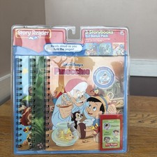 Story Reader 3 Storybooks Disney Pinocchio Toy Story 2 The Jungle Book Sealed