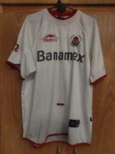 Deportivo Toluca Soccer Jersey Away Match Worn Atl tica 15 Season 01/02