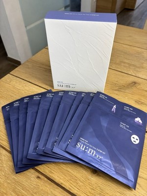 SU:M37 Water-full Marine Relief Gel Mask 3 Step 10 Stück Kit NEU OVP