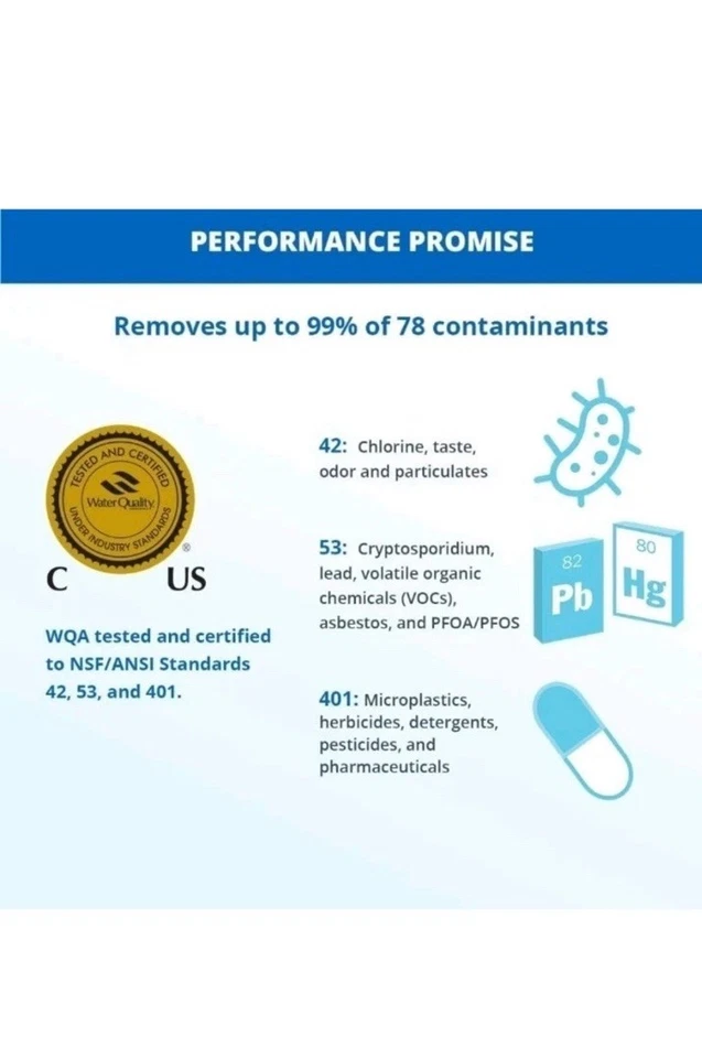 Aquasana Claryum 2-Stage Under Sink Water Filter System AQ-5200 Brushed Nickel - Image 3 of 4