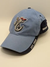 Corpus Christi Hooks Blue Baseball Cap Embroidered Logo Adjustable Strap
