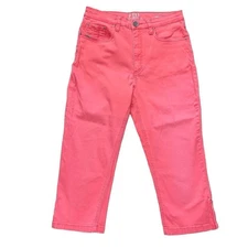 FDJ French Dressing Jeans Pink Denim Capris Suzanne 6