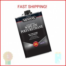 qt Minwax 60910 Clear Wipe-On Poly Oil-Based Polyurethane Finish, Warm Satin