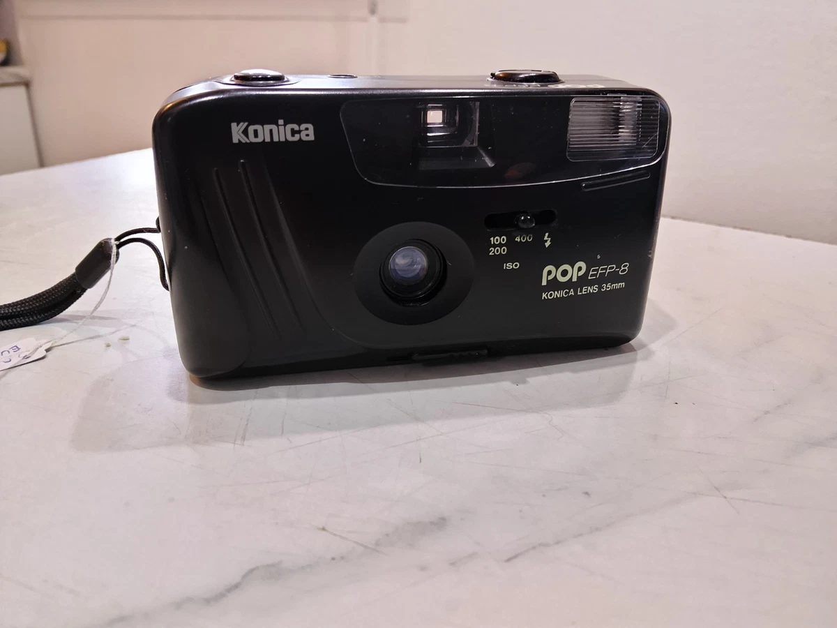 Appareil Photo Argentique Konica Pop BF-8 (années 90, Testé, Avec Boîte D'origine)