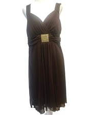 VTG Y2K 90s BabyDoll Sheer Overlay Dress Sz12 Fairy Grunge Whimsigoth Boho Flowy
