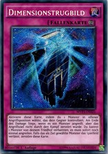 TCG Yu-Gi-Oh Karte Dimensionstrugbild MVP1-DES25 Secret Rare