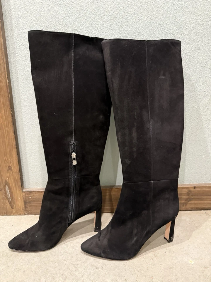 Antonio Melani Nubuck Stellah Knee High Dress Boots  - Image 4 of 4