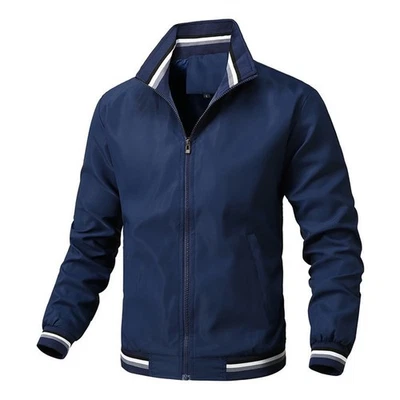Herren Bomberjacke Übergangsjacke Sportjacke Steppjacke Classic Freizeit Coat - Bild 1 von 4