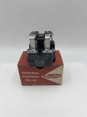 Dayton 5X848A General Purpose Relay 30A 300V DPDT 8-Pin 240VAC Coil New NOS