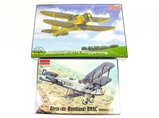 Roden 1/48 Beechmont D17S Staggerwing & Airco Havilland DH9C Commercial Model