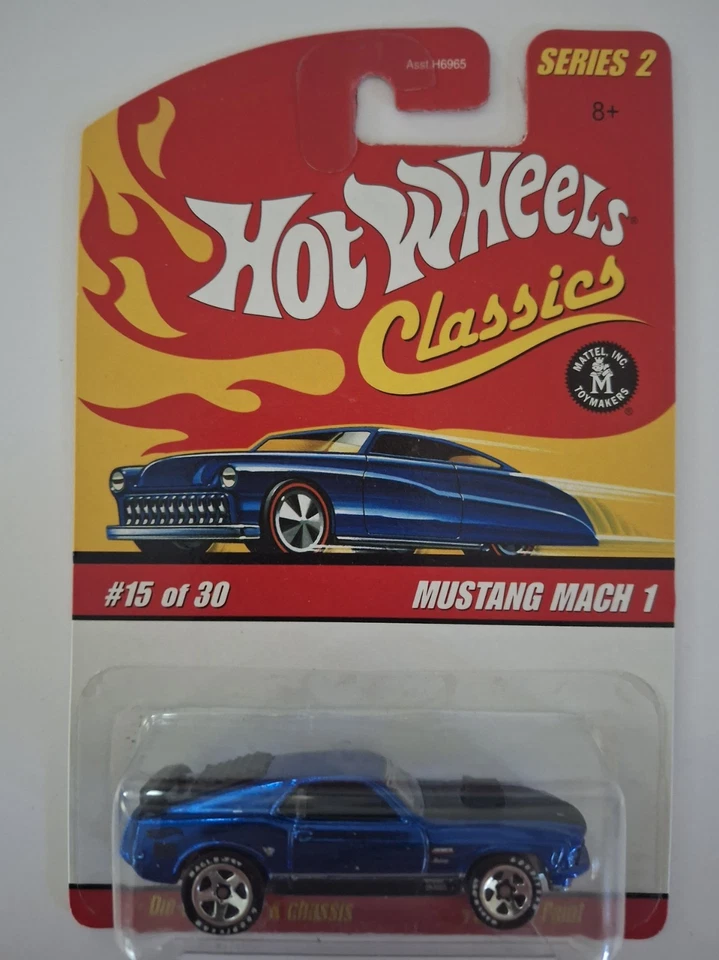 LOTE [5] HOT WHEELS SERIE 2 CLÁSICOS MUSTANG MACH 1 2006; 5/6 COLORES CONOCIDOS Foto 3 de 4