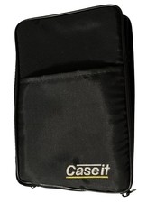 Caseit BMI Vintage CD Storage Case Travel Bag Black With Handle Holds 15 Cds
