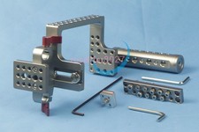 DSLR Cage Rig Kit For BMPCC Sony A7 A7S A7ii Panasonic GH3 GH4 Silver New