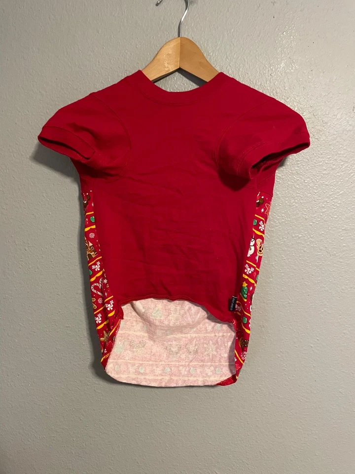 Disney Parks Spirit Jersey Disneyland Resort Dog Shirt XL Christmas Made in USA - Image 2 of 4
