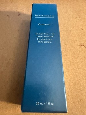Bioelements Firmwear Biotech Firm + Lift Serum 1 fl oz  NIB Free Shipping