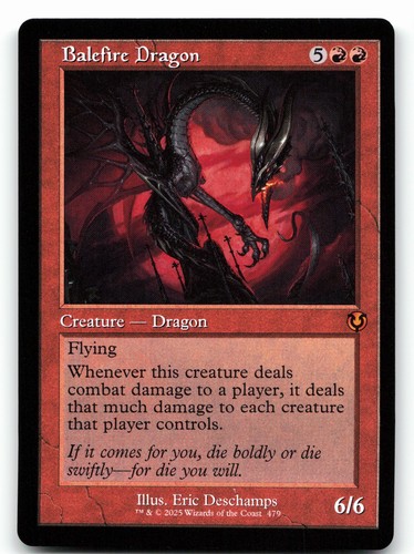 Balefire Dragon Retro Frame #479 Innistrad Remastered
