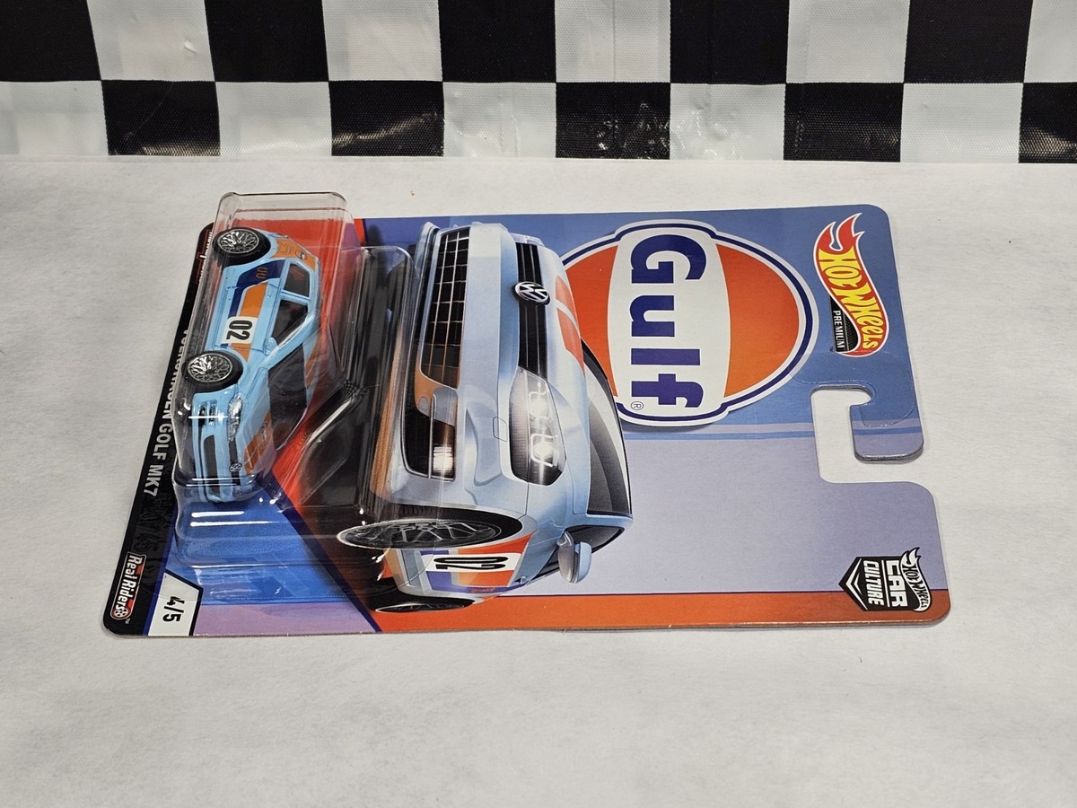 ホットウィール プレミアム Gulf Hot Wheels 2019 Car Culture Gulf VOLKSWAGEN Golf Mk7 FYN56