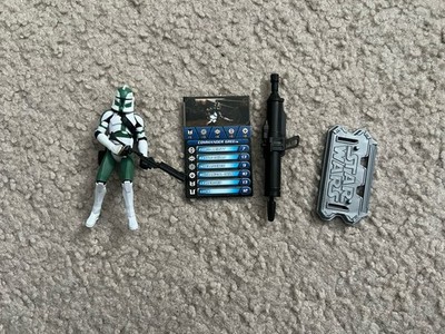 Star Wars Clone Wars Clone Commander Gree Figure CW09 - Loose COMPLETE