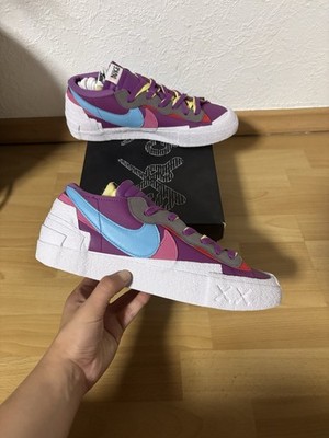 Nike Sacai Kaws Blazer low Lila Weiß neu 12 46
