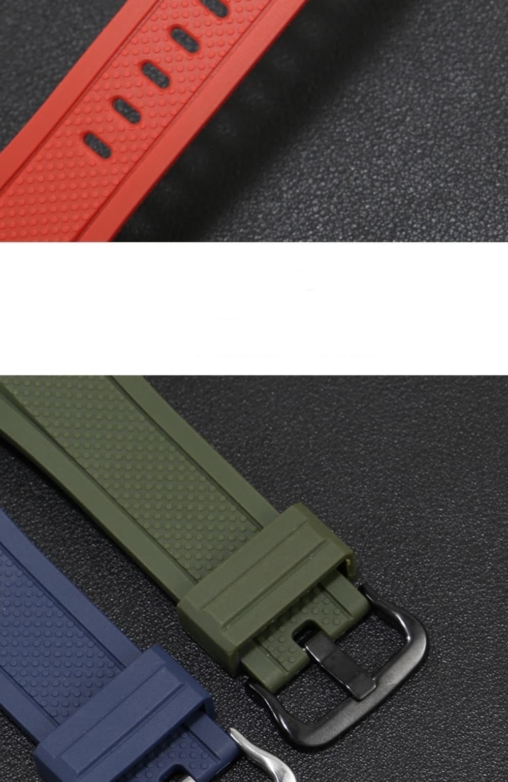 Premium Resin Silicone Strap for Casio G-SHOCK MTG-B3000 Waterproof Buckle Band - Picture 12 of 25