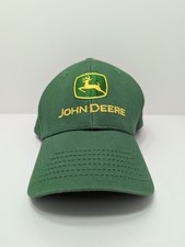 John Deere Green Embroidered Baseball Hat - S...