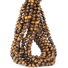 Tiger eye beads 8mm crystal beads 100pcs natural stone beads round loo