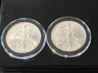 Lot of 2 (2005 2006) American Silver Eagle .999 Uncirculated FAST SHIPPING