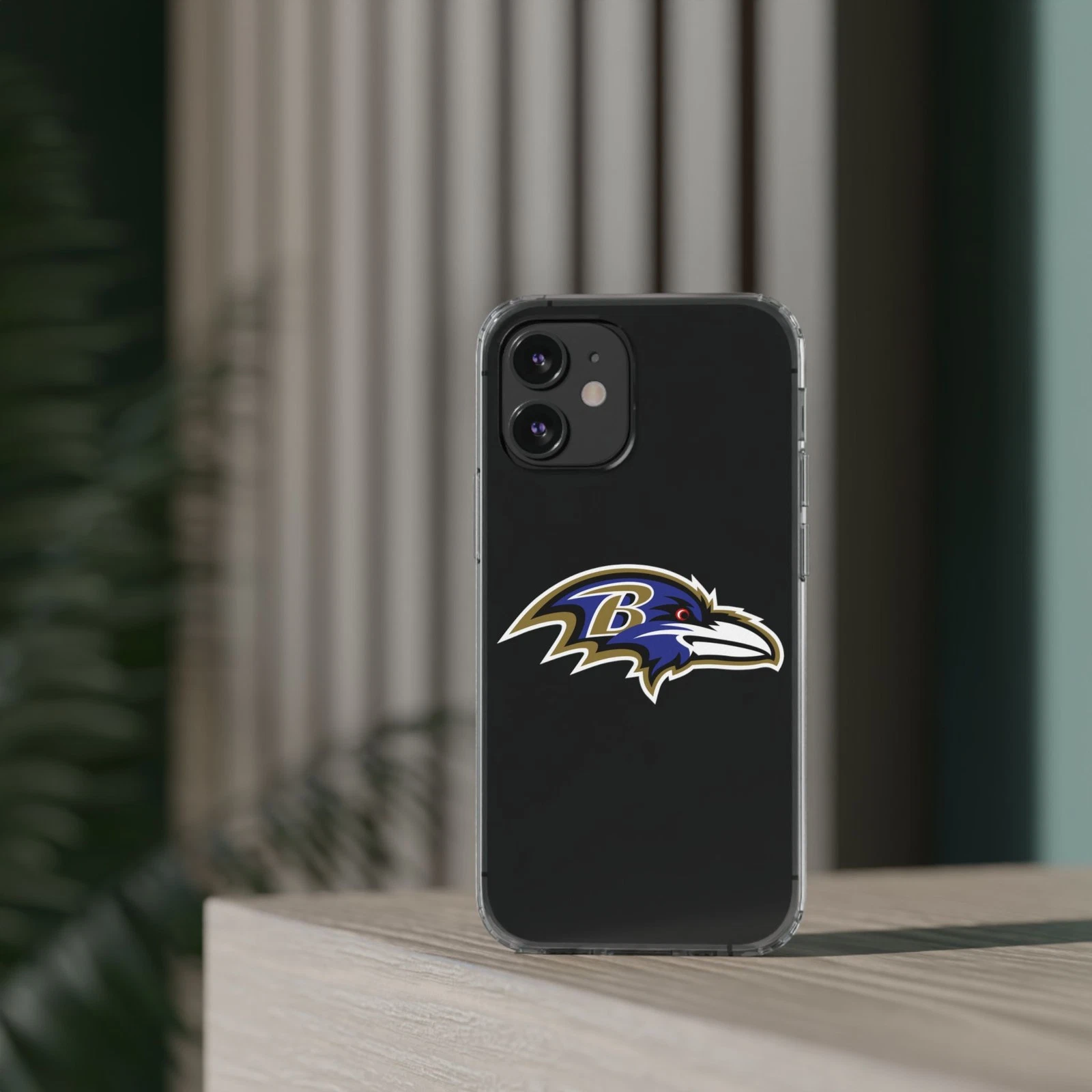 Baltimore Ravens Clear Phone Case for iPhone