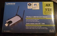 LINKSYS Wireless-N USB Network Adapter WUSB300N BRAND NEW, SEALED