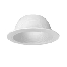 [48-Pack] 6" Inch Ceiling Recessed Can Light Baffle Trim Cover, White