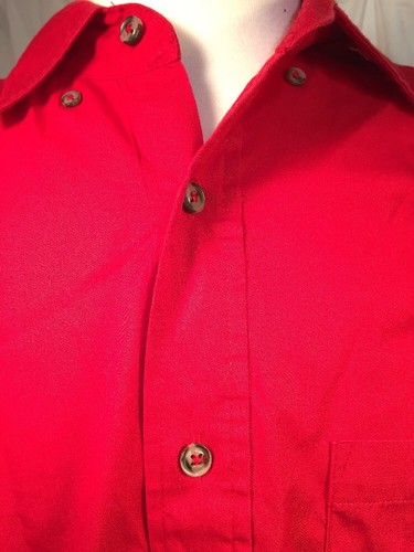 Tuskegee Airmen Motorcycle Club Button Front Red Shirt SS L Embroidered - Picture 9 of 10