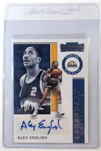 2019-20 Contenders Legendary /199 Alex English #LC-AEG Auto, GSC Gem Mint 10