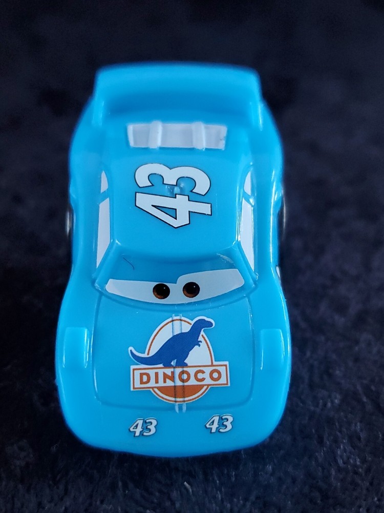 Disney Pixar Mini Cars Dinoco #43 Petty Blue w/Huge Slicks - 2013