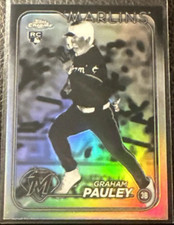 2024 Topps Chrome Update Graham Pauley RC Negative Refractor Rookie