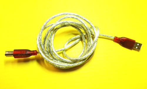 Apple iMac Original RED USB Cord for G3 G4 PowerPC (Not iPhone) - 第 2/2 張圖片