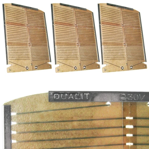 DUALIT TOASTER ELEMENTS FULL SET OF 3 GENUINE ORIGINAL SPARE PARTS FOR 2 SLOT