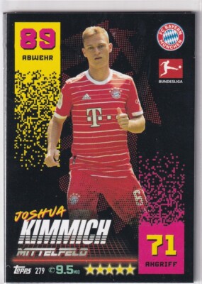 Topps Match Attax Bundesliga 22/23 Nr. 279 Joshua Kimmich | eBay