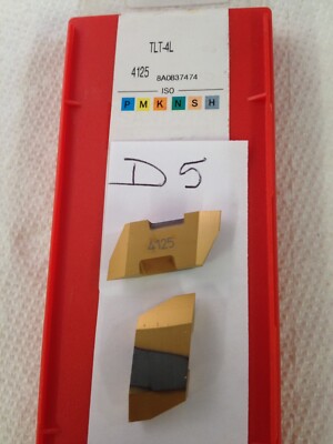 10 NEW SANDVIK TLT-4L CARBIDE INSERTS. TOP NOTCH TOP LOK GRADE: 4125 {D5}
