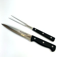 J.A. Henckles International Carving Knive Fork Set Ever Sharp Pro Stainless