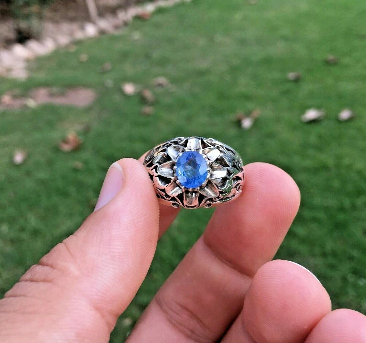 Blue sapphire shop stone original