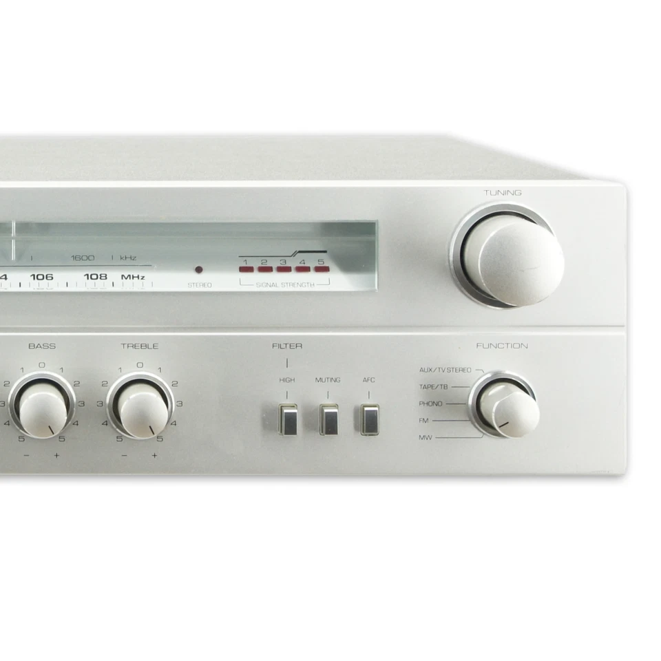 Telefunken RR100 Stereo Integrated Amplifier Vintage Vollverstärker Silber [G] - Bild 3 von 4