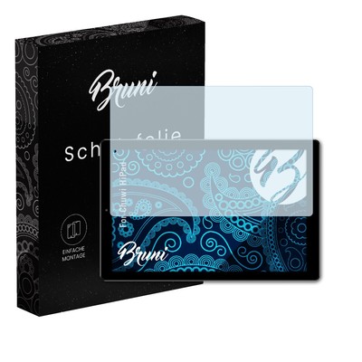 Bruni 2x Folie für Chuwi HiPad Schutzfolie Displayschutzfolie